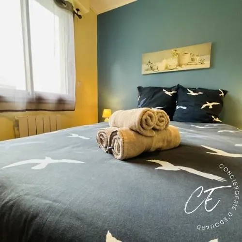 Appartement à Pied - Calme, Balcon&parking Privé Honfleur